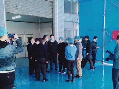 省长马兴瑞亲临海薇舒畅工厂视察疫情防控物资生产情况